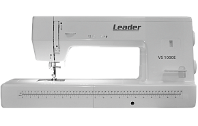 Leader VS 1000E sewing machine complete with an attachable table